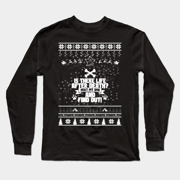 Merry Christmas LIFE DEATH Long Sleeve T-Shirt by bryanwilly